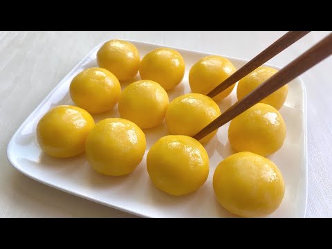 How to make egg into sweet and chewy snack in 5 minutes