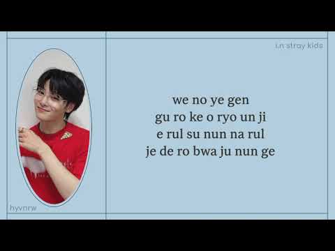 I.N skz - if it is you (너였다면) Cover Easy lyrics