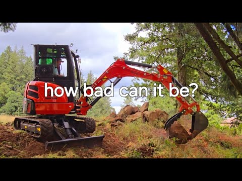 overview of the cheapest large Chinese mini excavator around cfg ku 45