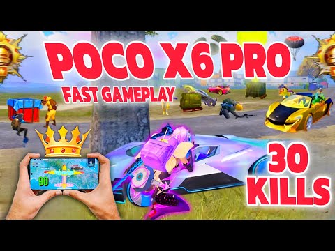 Poco X6 pro🔥 fast gameplay in 90 fps 30 kills🔥