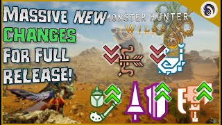 Monster Hunter Wilds - New WEAPON Buffs and AMAZING Pre-Release CHANGES!!!