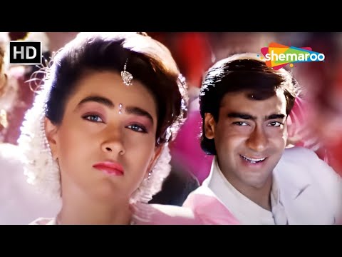 Aaye Hum Baraati | Jigar (1992) | Ajay Devgn, Karisma Kapoor | Kumar Sanu | Kavita Krishnamurthy