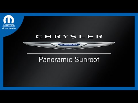 Panoramic Sunroof | How To | 2024 Chrysler Pacifica