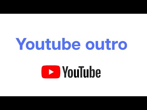 Youtube outro || No music.