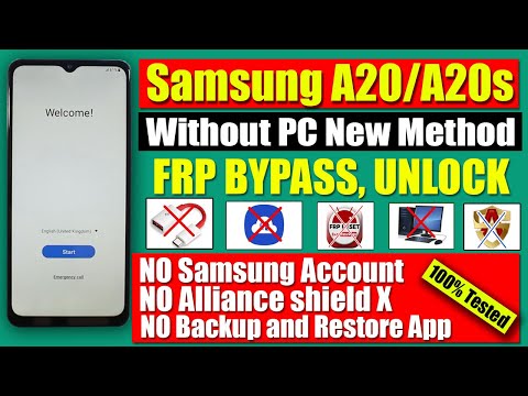 Samsung A20,A20s FRP Bypass Android 11/12 Without PC, New Method