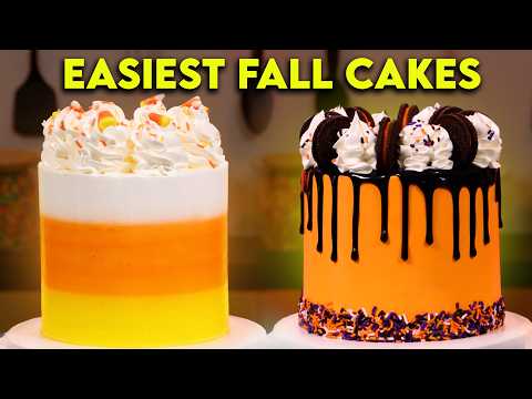 Halloween Cake Ideas Using Candy Corn and Oreo!