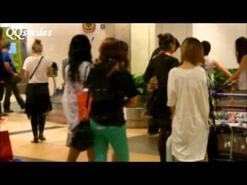 [120715] 4Minute Arriving In Singapore Changi Airport Terminal 1