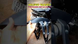 TVS Raider #modification Murd gard installation #ytshort #youtbeshorts