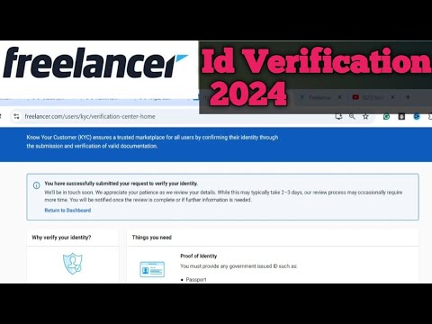 Freelancer id verification process 2024 | Freelancer verification