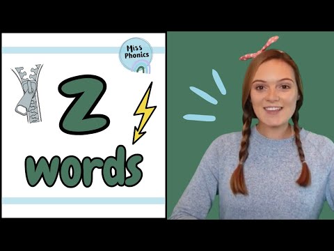 Learn to Blend 'z' Words with Miss Phonics | Phonics Reading Practice for Kids | British Teacher