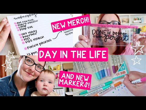 NEW MERCH | DAY IN THE LIFE VLOG