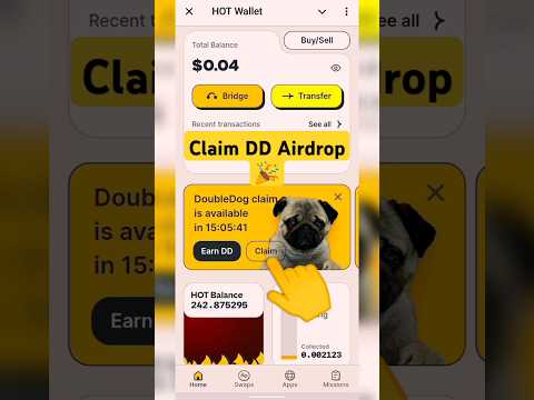 Double Dog Airdrop - Claim Free $500 Double Dog $DD Airdrop on Hot Wallet | NEAR WALLET