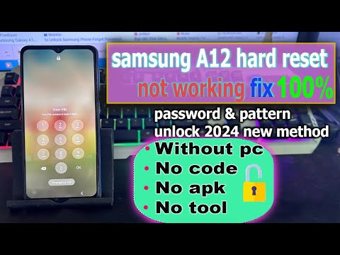 Samsung galaxy a12 hard reset / not working fix 2024 tips #samsunggalaxya12hardreset  #Logicmobile