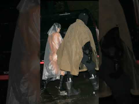 Kanye West with wife Bianca censori #viral #kanyewest #vultures #biancacensori #nyash  #boobs