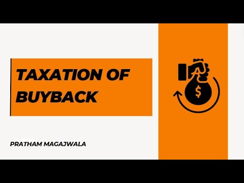 Taxation of Buyback | CA Final Direct Tax | Nov 2024 | Ca Final November 2024