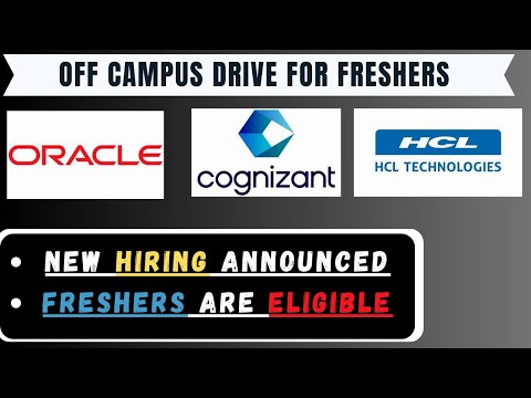 Latest Job Openings at Oracle, Cognizant & HCL Tech - Apply Now!