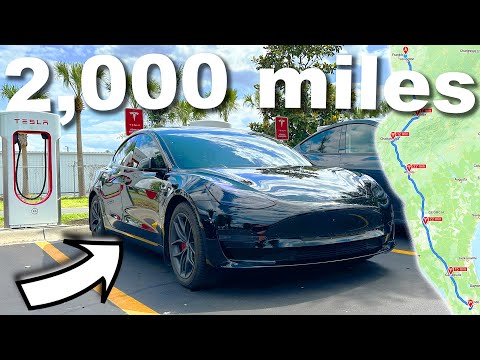 Taking My Tesla Model 3 Performance on a 2,000 Mile Road Trip! - Part 1