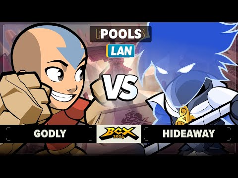 Godly vs Hideaway - Pools - Brawlhalla World Championship 2024 - LAN 1v1