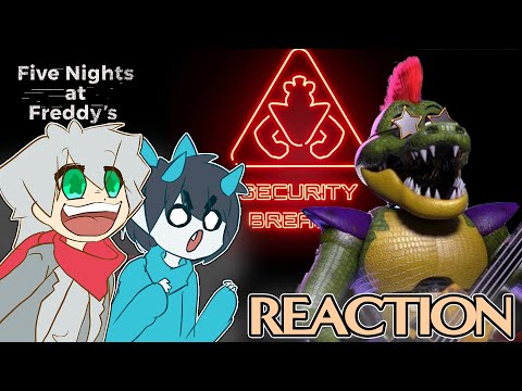 FNAF Security Breach REACTION (blind)