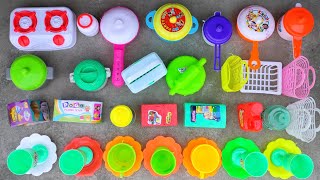 diy unboxing kitchen set plastic mini kitchen set @Dolliyon