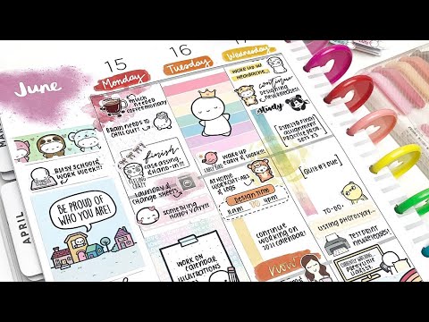 Happy Planner Plan With Me | Rainbow Pride