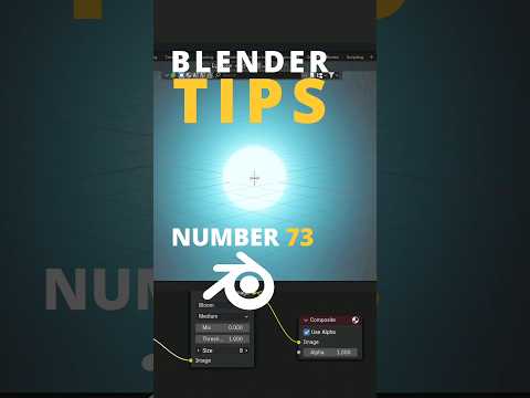 Blender Tip 73 Bloom for Blender 4.2 ✔️ #blender #b3d #blendertutorial #3dart