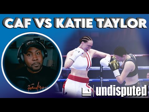 UNDISPUTED | Trying To Beat KATIE TAYLOR With A CAF #undisputedboxinggame #caf