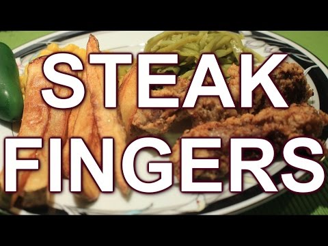 Easy Chicken Fried Steak Fingers ~ YUMMY!