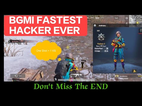 Fastest Hacker In BGMI Pubg Mobile | Don't Miss The Epic END | how hacker Have been killed | #BGMI