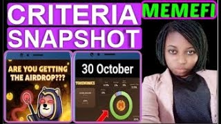 Memefi Airdrop Criteria & Allocations Revealed II How to be Eligible II $5000 Worth of Airdrop