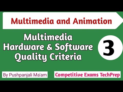 Lec - 1.3 Multimedia Hardware & Software Quality Criteria & Specification in Hindi