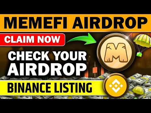 Memefi Airdrop Final Claim 🪂  Binance Listing | Memefi Airdrop Withdrawal 📌