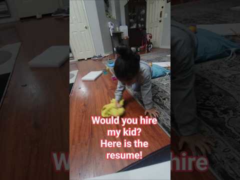 Would you hire my kid? Here is the resume!