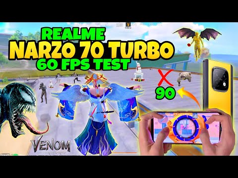 Realme narzo 70 turbo 🔥 bgmi 60 fps test| 60fps✔️ 90fps✖️