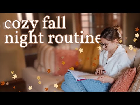 Productive Fall Evening Routine 🍂 | cozy & realistic night routine