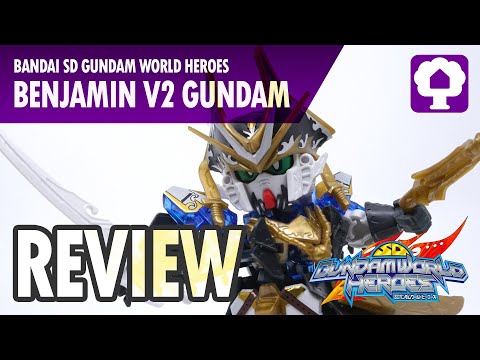 SD Gundam World Heroes Benjamin V2 Gundam Review - Hobby Clubhouse | BB Senshi Gunpla & Model