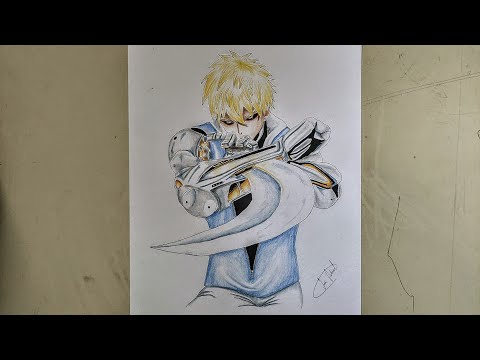 Drawing Genos ( One punch Man)