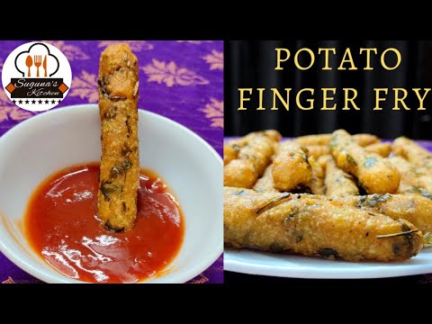 Potato Fingers Recipe in Tamil | Aloo Finger Fry | Potato Fry Recipe | Snack Recipes in Tamil