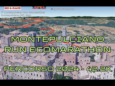 7° Montepulciano Run EcoMarathon (2024): vola sul percorso di 42 km!