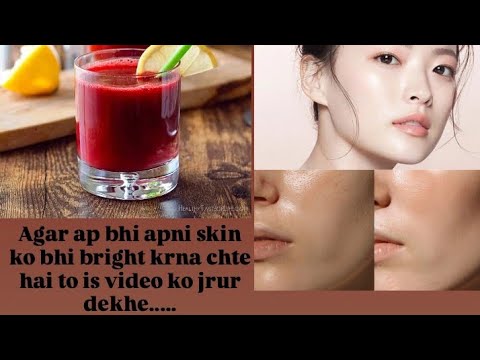 Healthy juice for glowing skin and hair| acne mask and skin ko gora kre | healthy juice