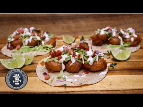 Beer Battered Shrimp Tacos - Tacos de Camaron - Mexican Food