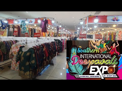 MALAYSIA | Exploring Malaysia's Largest Indoor Deepavali Expo @Sutera Mall, Johor Bahru