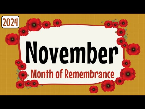 November - Learn All About the Month of November