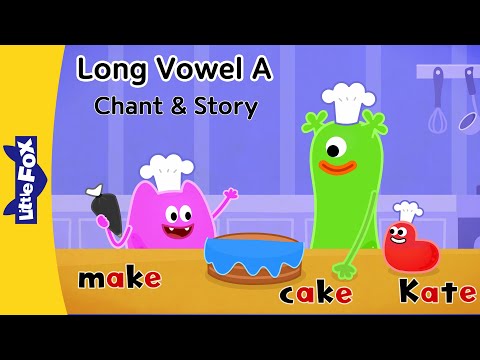 Long Vowel a-e | Magic e | Silent e | Phonics Chant and Story For Kids - Learn To Read | Little Fox