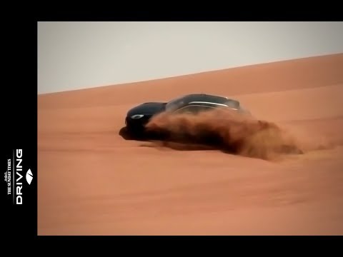 Porsche testing the new Macan SUV in the desert