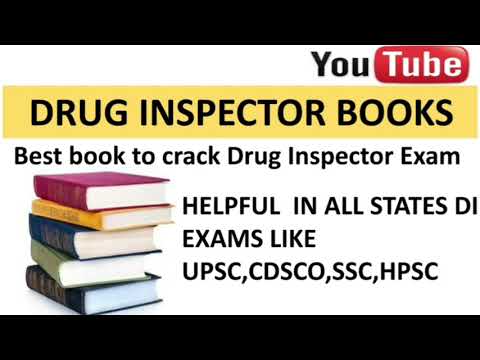 How to Crack Drug Inspector exam Best Books for All States DI exams CDSCO UPSC |Drugblendpharma