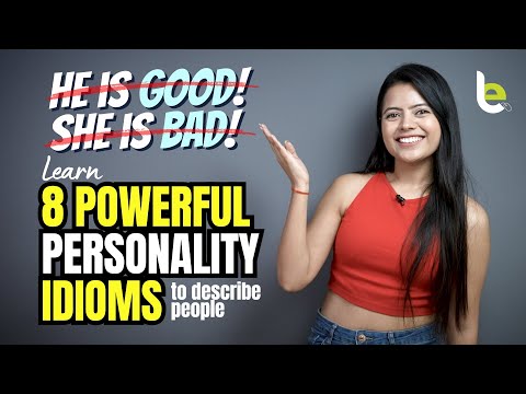 Best Personality Idioms To Describe People | Advanced English Vocabulary | Hindi To English