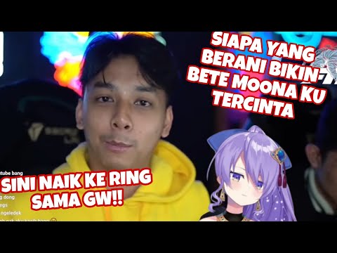 Bang Upi yang marah karena moona jadi judes, dan malah salting ga tau mau ngetik apa