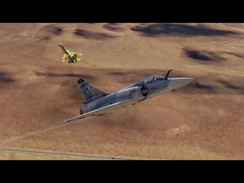 Mirage 2000 ACM kill(no weapon) Su-30 Flanker 【DCS:WORLD 4K/60FPS video】