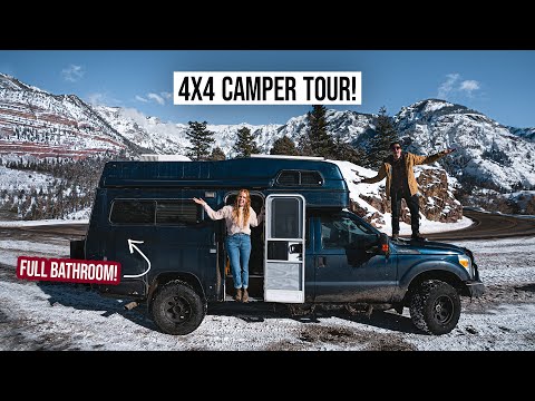 We Traded Our Travel Trailer for a 4x4 OFF-ROAD RV! Full Tour + Driving Colorado in a Snow Storm 🥶